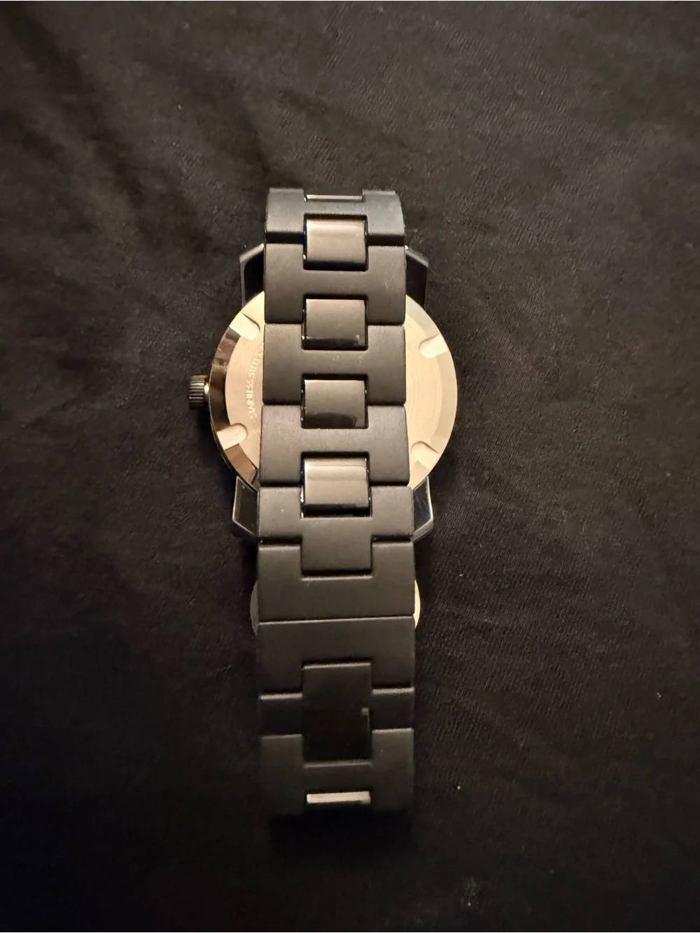 Movado Bold Men's All-Black Stainless Steel Watch